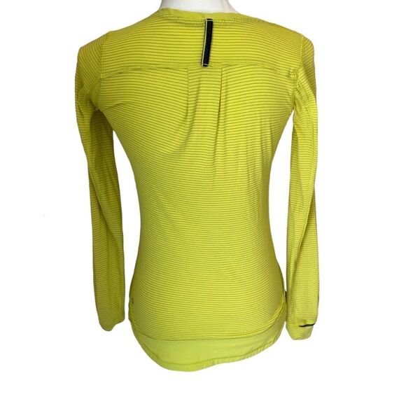 Lululemon Stripe Long Sleeve Tee Shirt Size Small - Picture 2 of 10